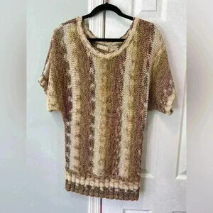 Tweeds Small Tunic Sweater Women’s Multicolor Brown